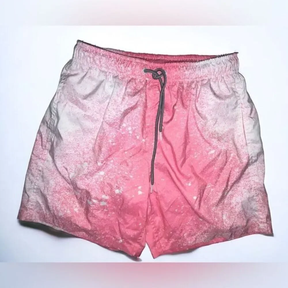 BOARDIES Swim Shorts Trunks - Size Small S - Pink Splatter- 6